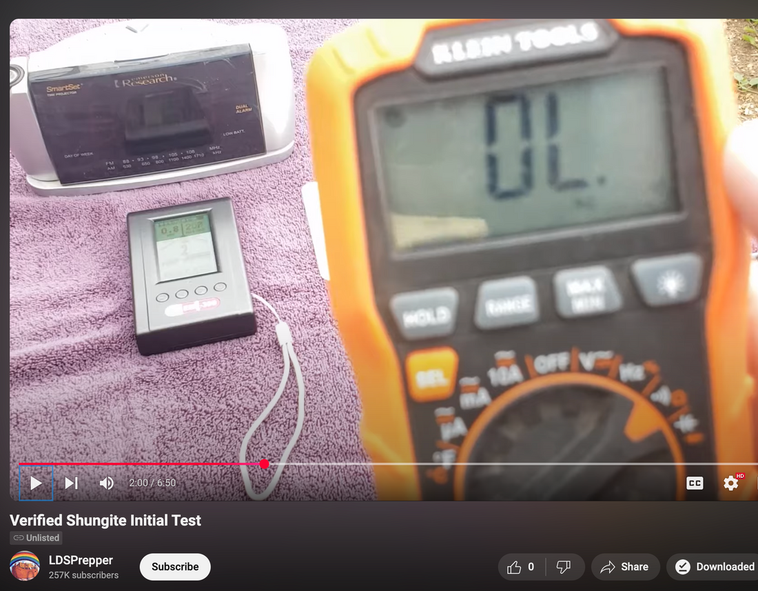 Why This Shungite EMF Test Gave False Results — and How to Test Properly