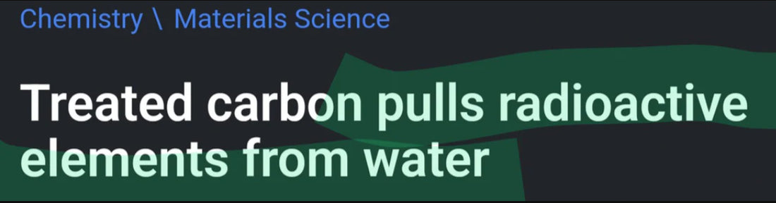 Shungite Water Removes Radioactive Compounds: 2017 Peer-reviewed Publication
