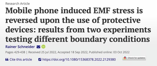 Mobile phone induced EMF stress is reversed upon the use of Shungite Cell Plates - even when the cell plates were hidden.: results from two experiments testing different boundary conditions