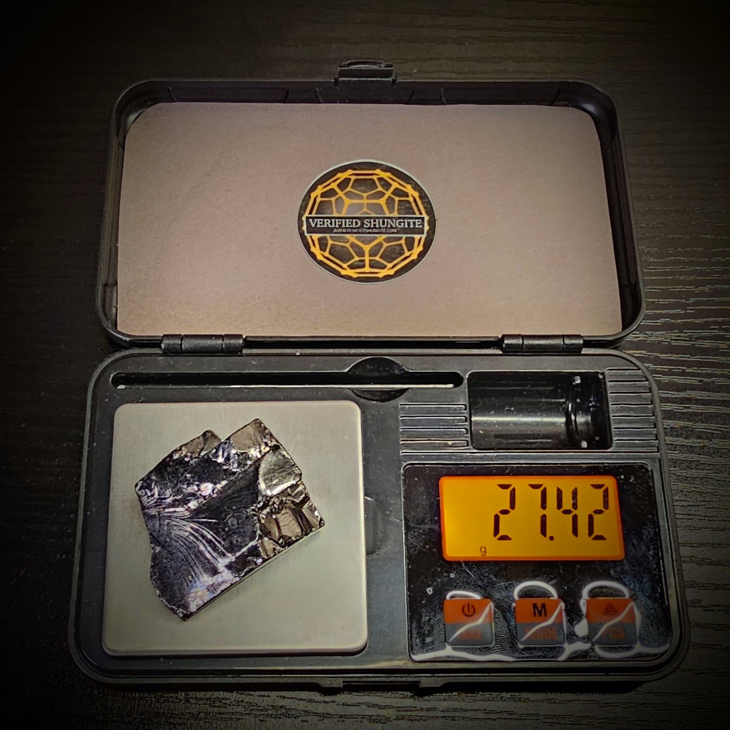 DMG2742 DEEP MINE ELITE TYPE 1 NOBLE SHUNGITE 27.42g