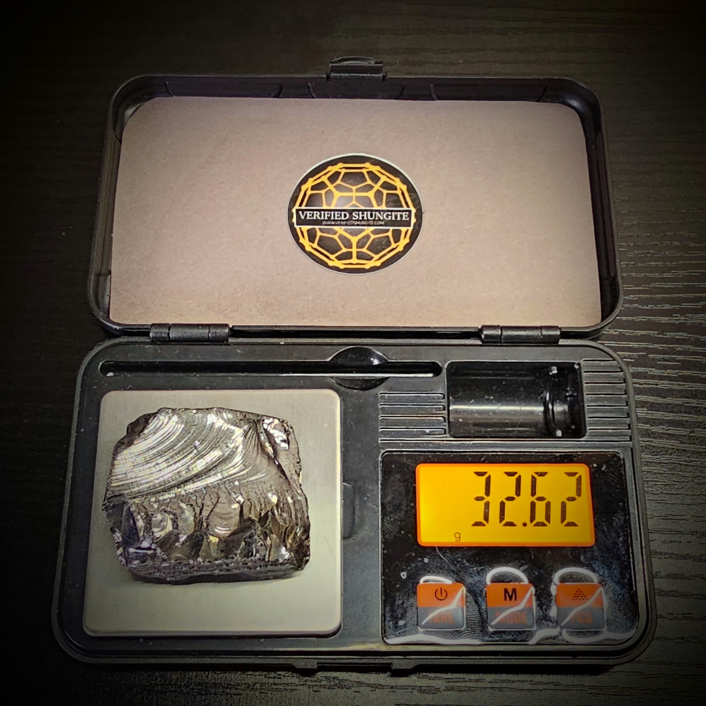 DMG3262 DEEP MINE ELITE TYPE 1 NOBLE SHUNGITE 32.62g