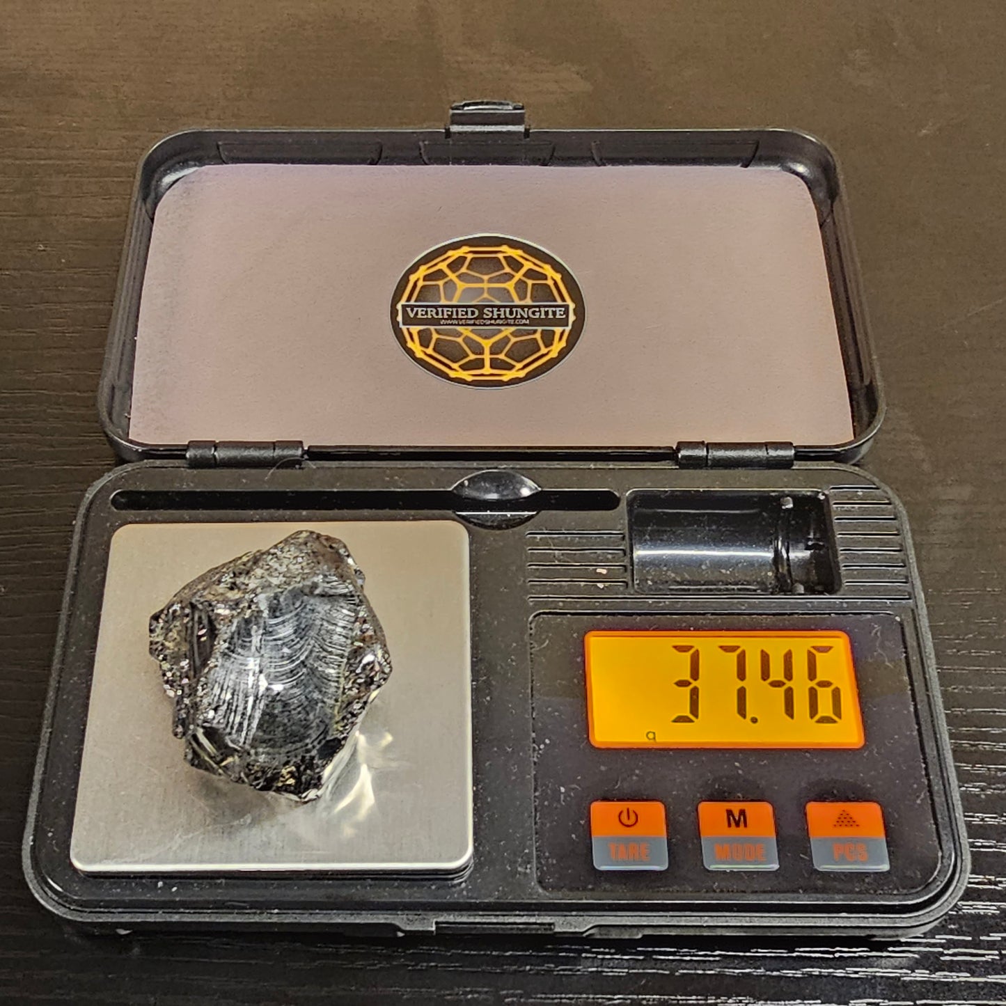 DMG3746 DEEP MINE ELITE TYPE 1 NOBLE SHUNGITE 37.46g