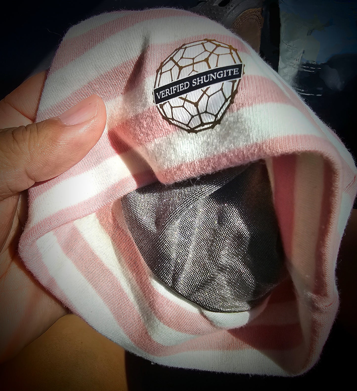 EMF Guardian™ Infant Shield - Silver Fabric Beanie (1-3 months)