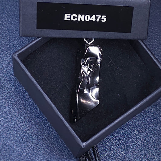 ECN 0475 - 4.75g ELITE RAW TYPE 1 SHUNGITE PENDANT NECKLACE