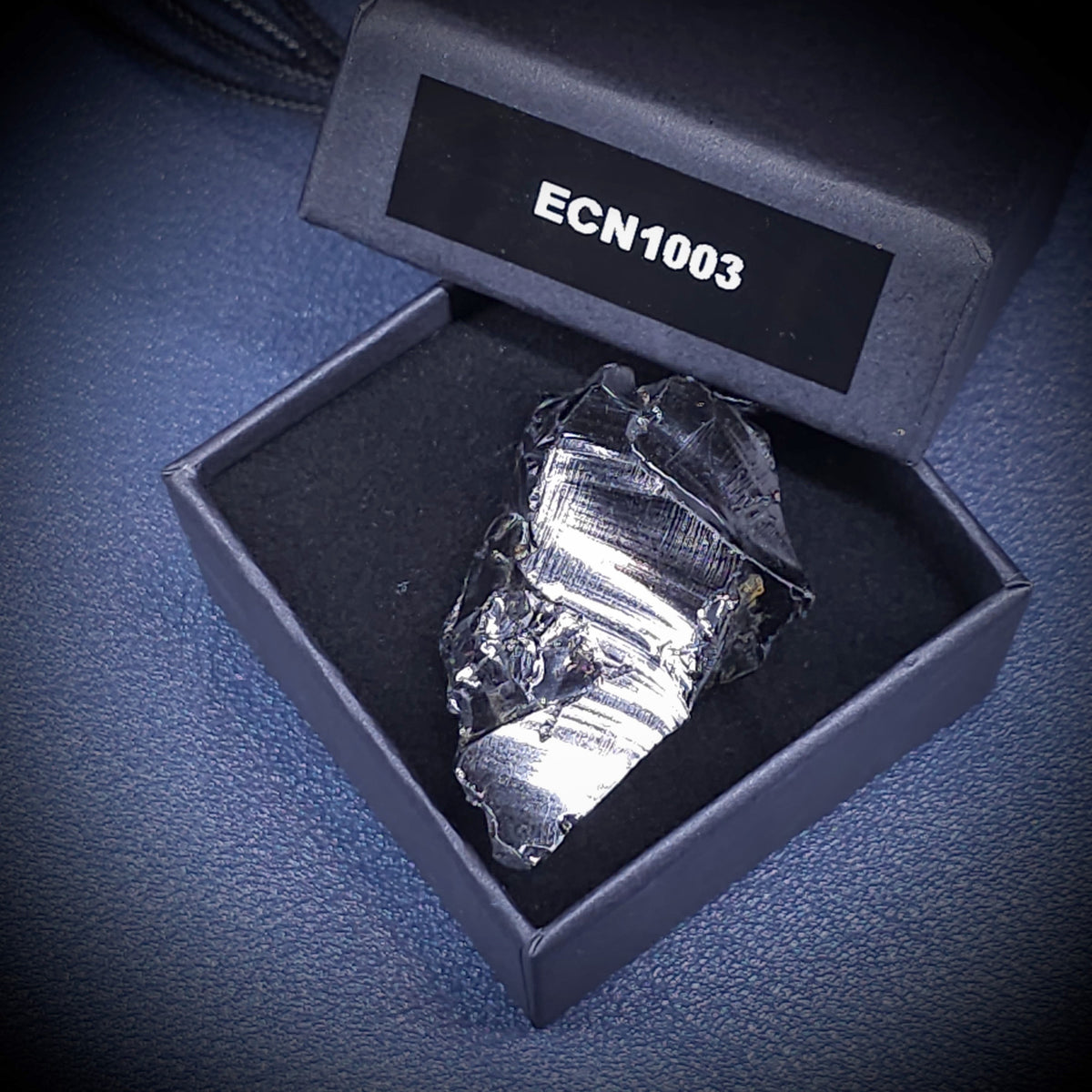 ECN 1003 - 10.03g ELITE RAW TYPE 1 SHUNGITE PENDANT NECKLACE