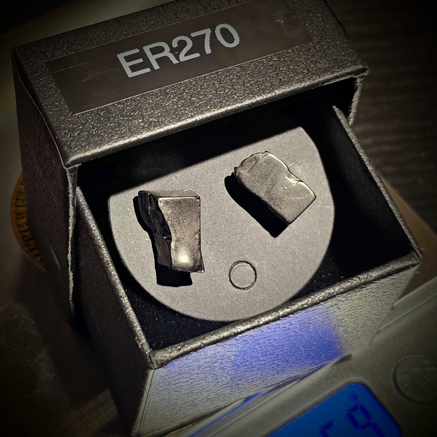 ER270 -  Type 1 Raw Shungite Earrings Set