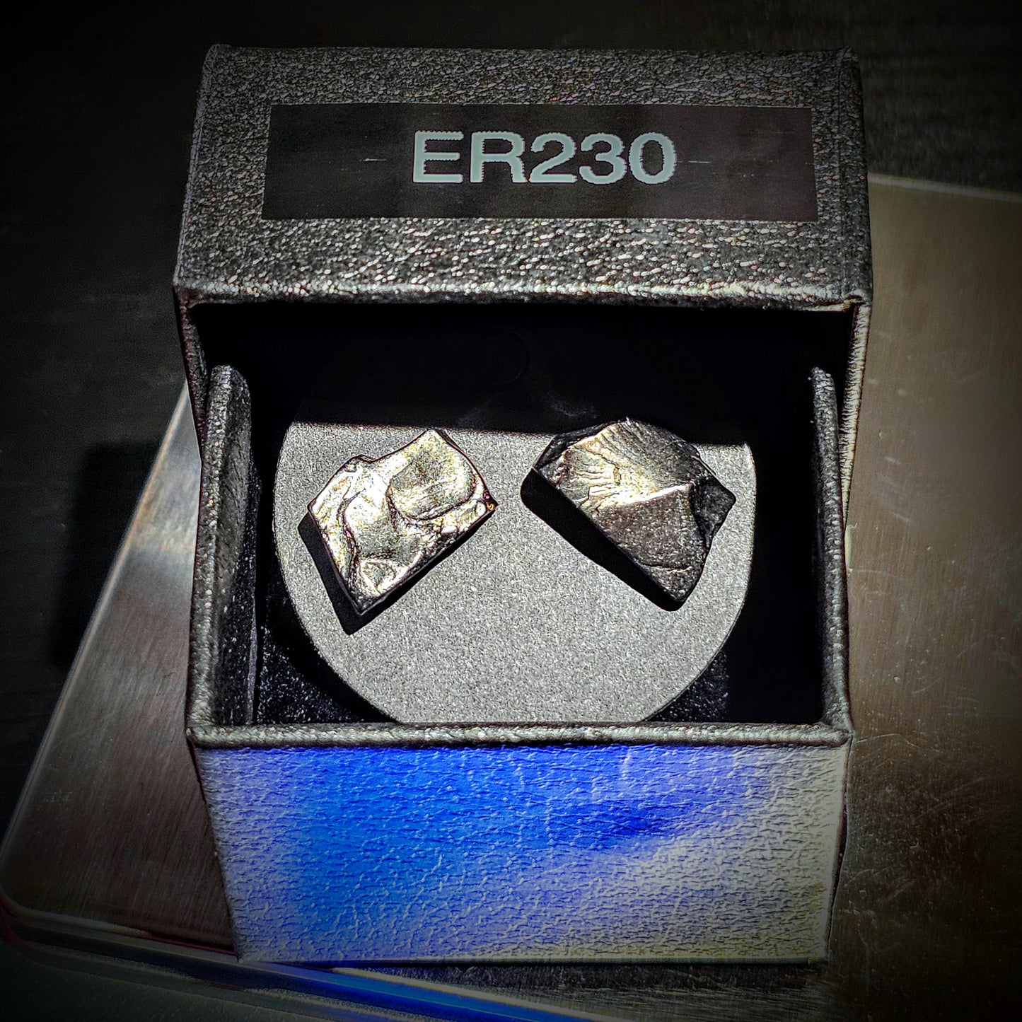 ER230 -  Type 1 Raw Shungite Earrings Set