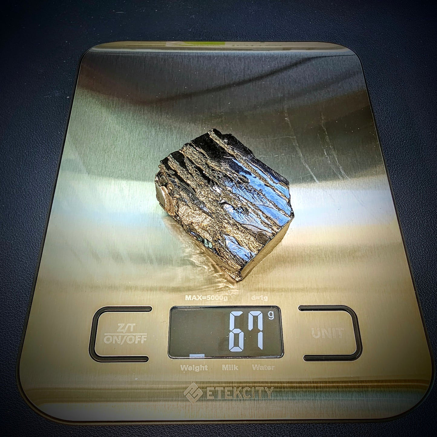 DMG 6718 DEEP MINE ELITE TYPE 1 NOBLE SHUNGITE 67.18 grams