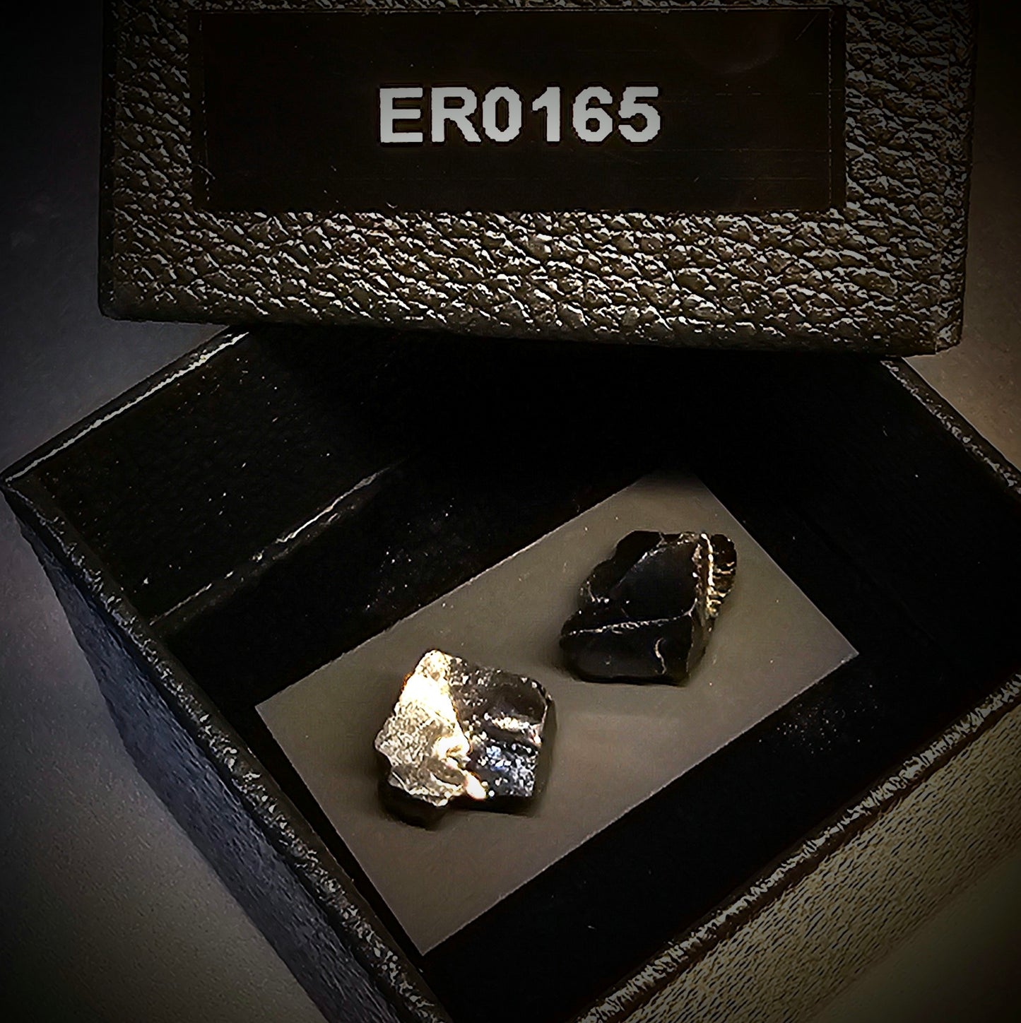 ER165 Type 1 Raw Shungite Earrings Set