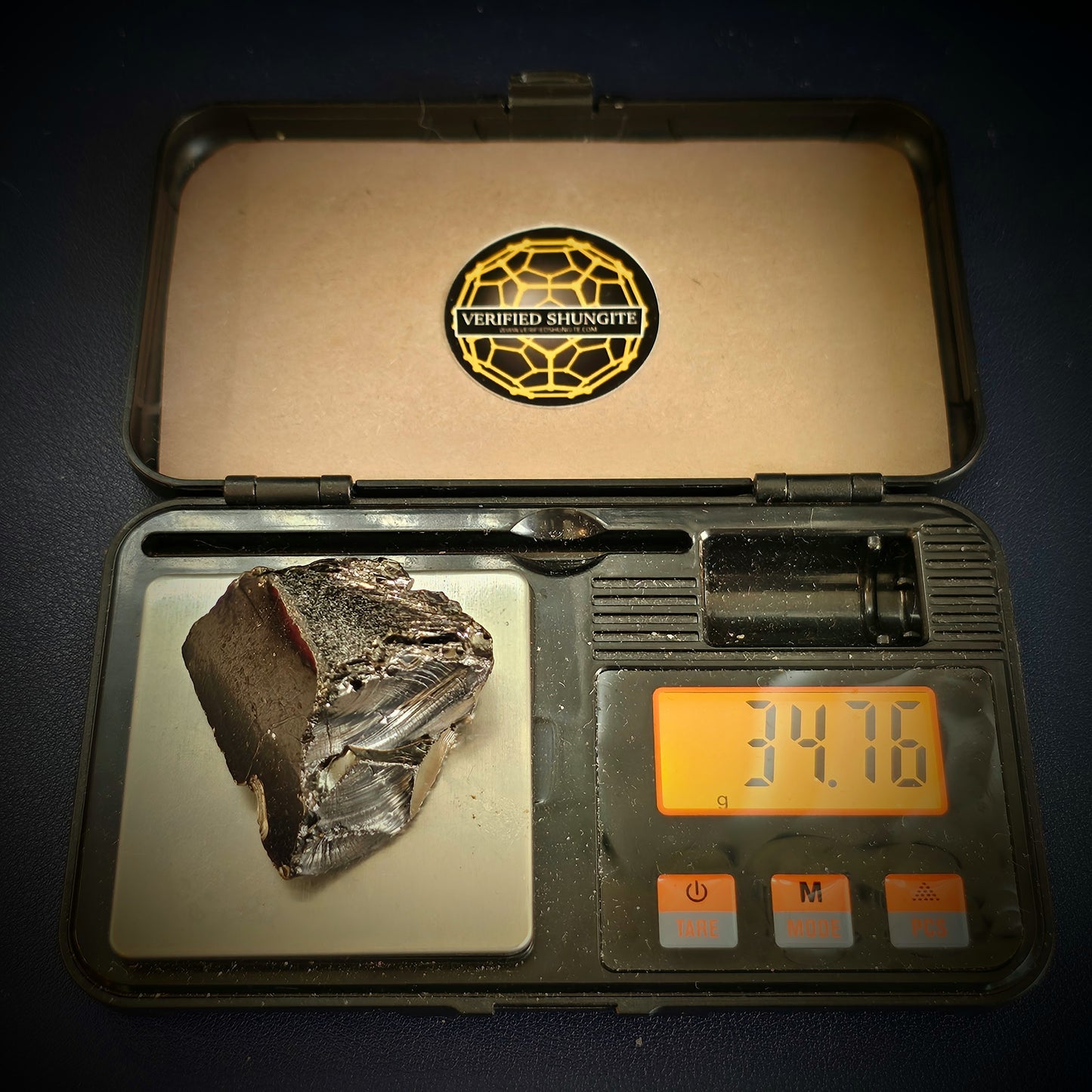 DMG 3476 DEEP MINE ELITE TYPE 1 NOBLE SHUNGITE 34.76g