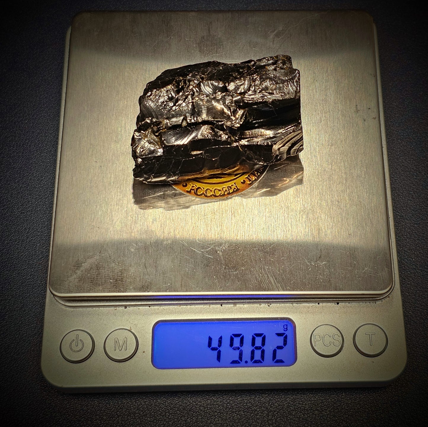 DMG4982-DEEP MINE ELITE TYPE 1 NOBLE SHUNGITE 49.82g