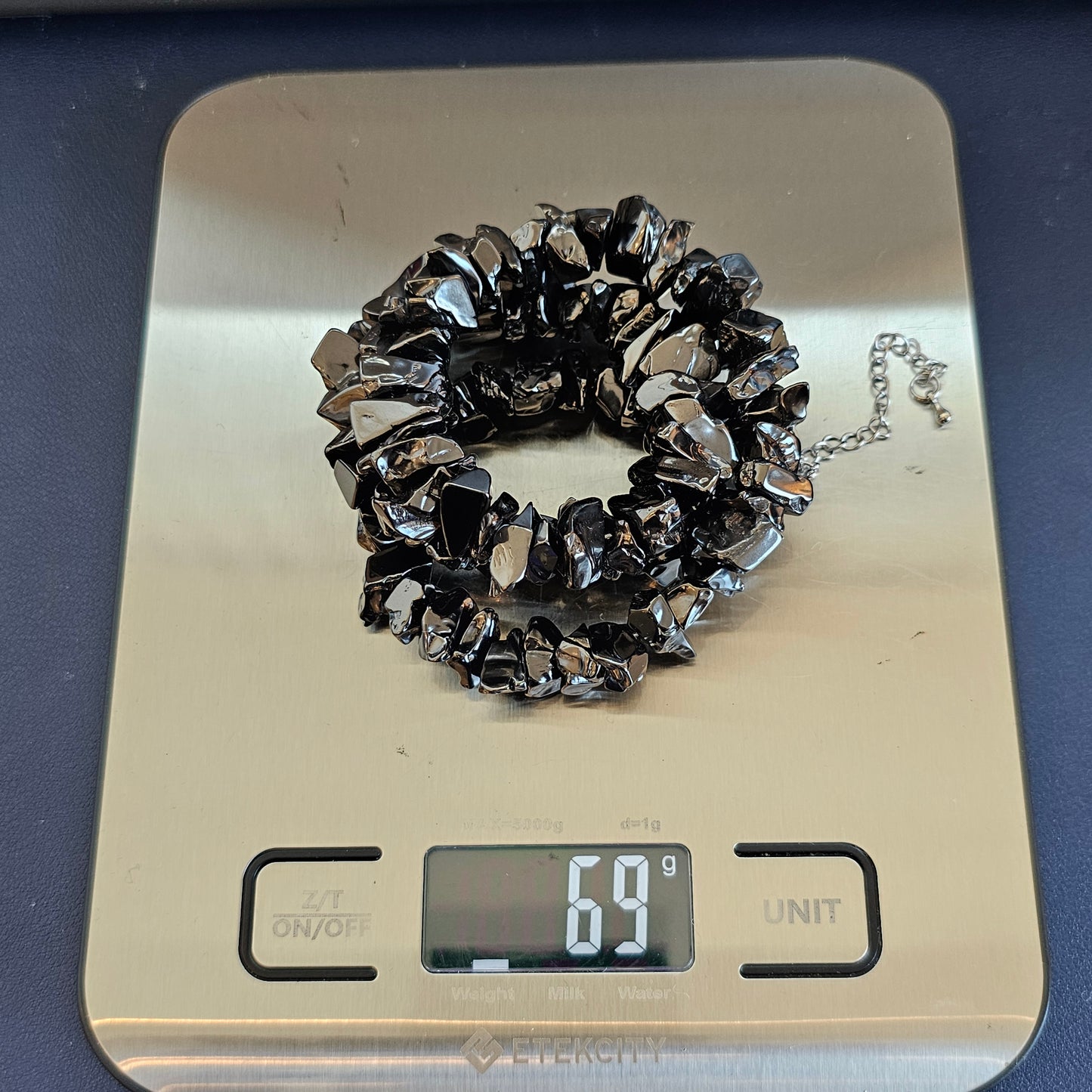 ELITE SHUNGITE TYPE 1 NOBLE STONE NECKLACE