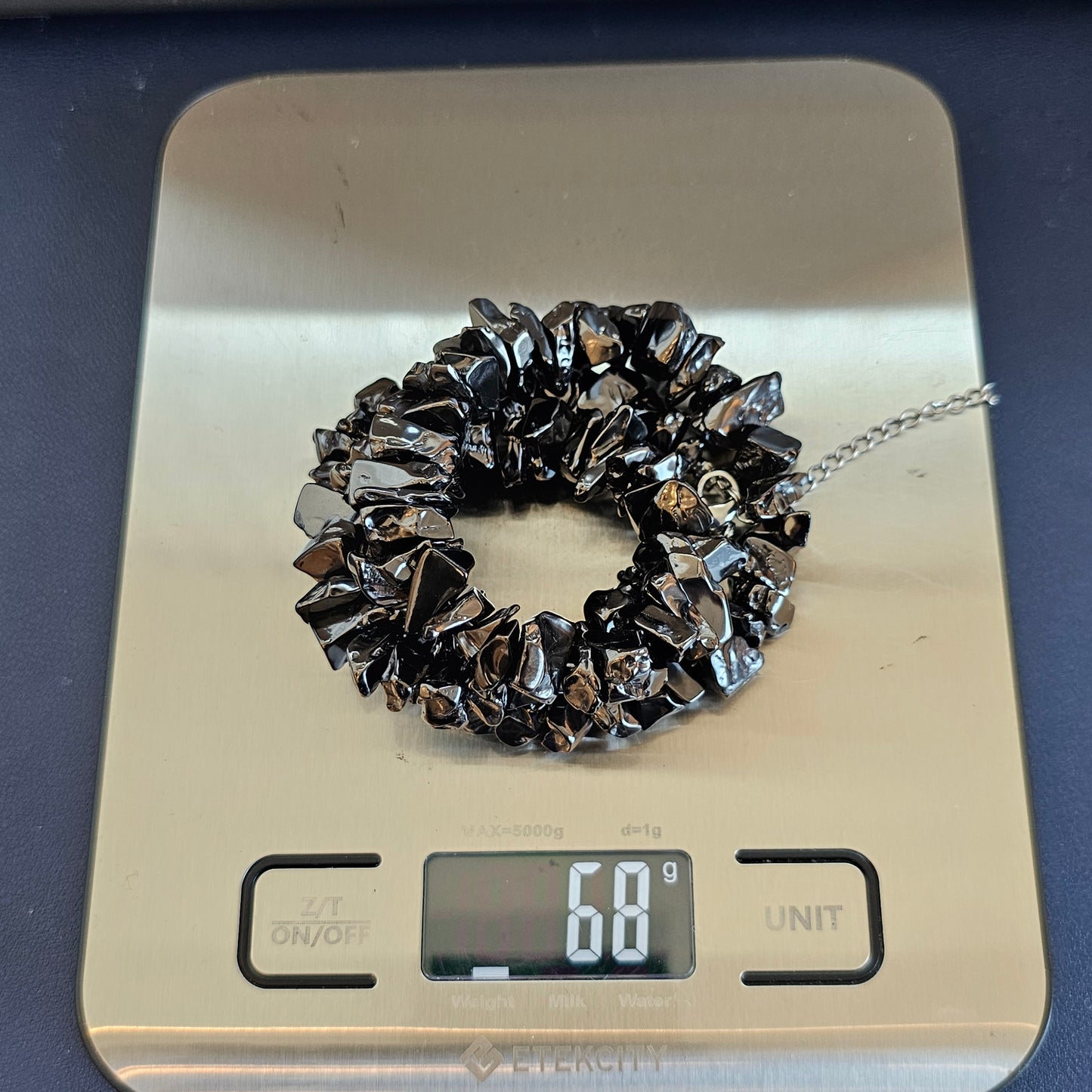 ELITE SHUNGITE TYPE 1 NOBLE STONE NECKLACE