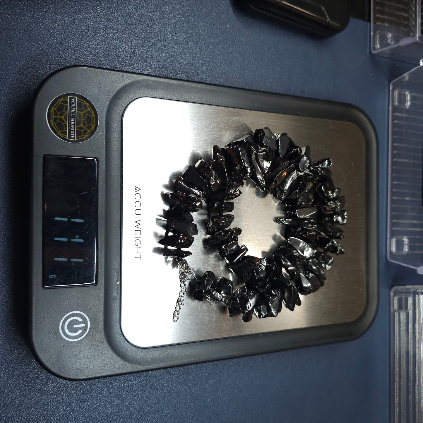 ELITE SHUNGITE TYPE 1 NOBLE STONE NECKLACE
