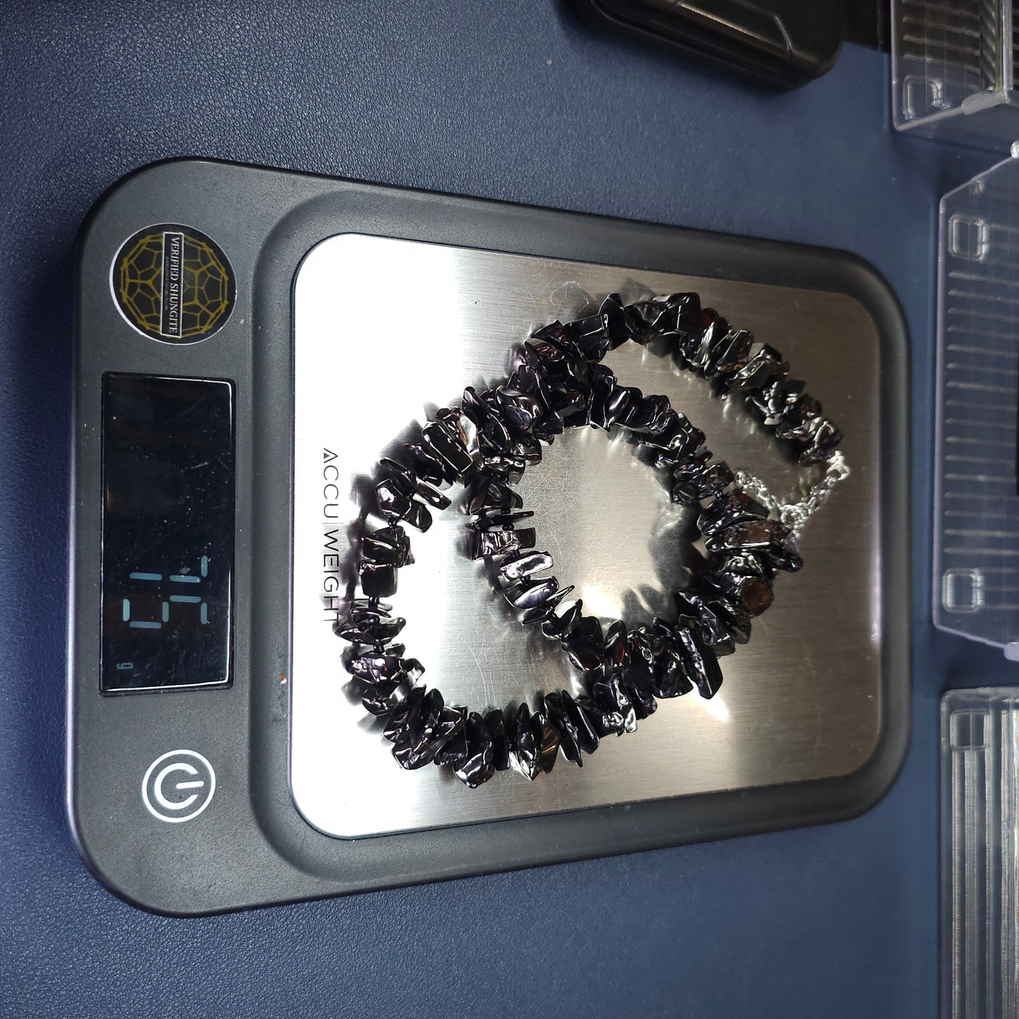 ELITE SHUNGITE TYPE 1 NOBLE STONE NECKLACE