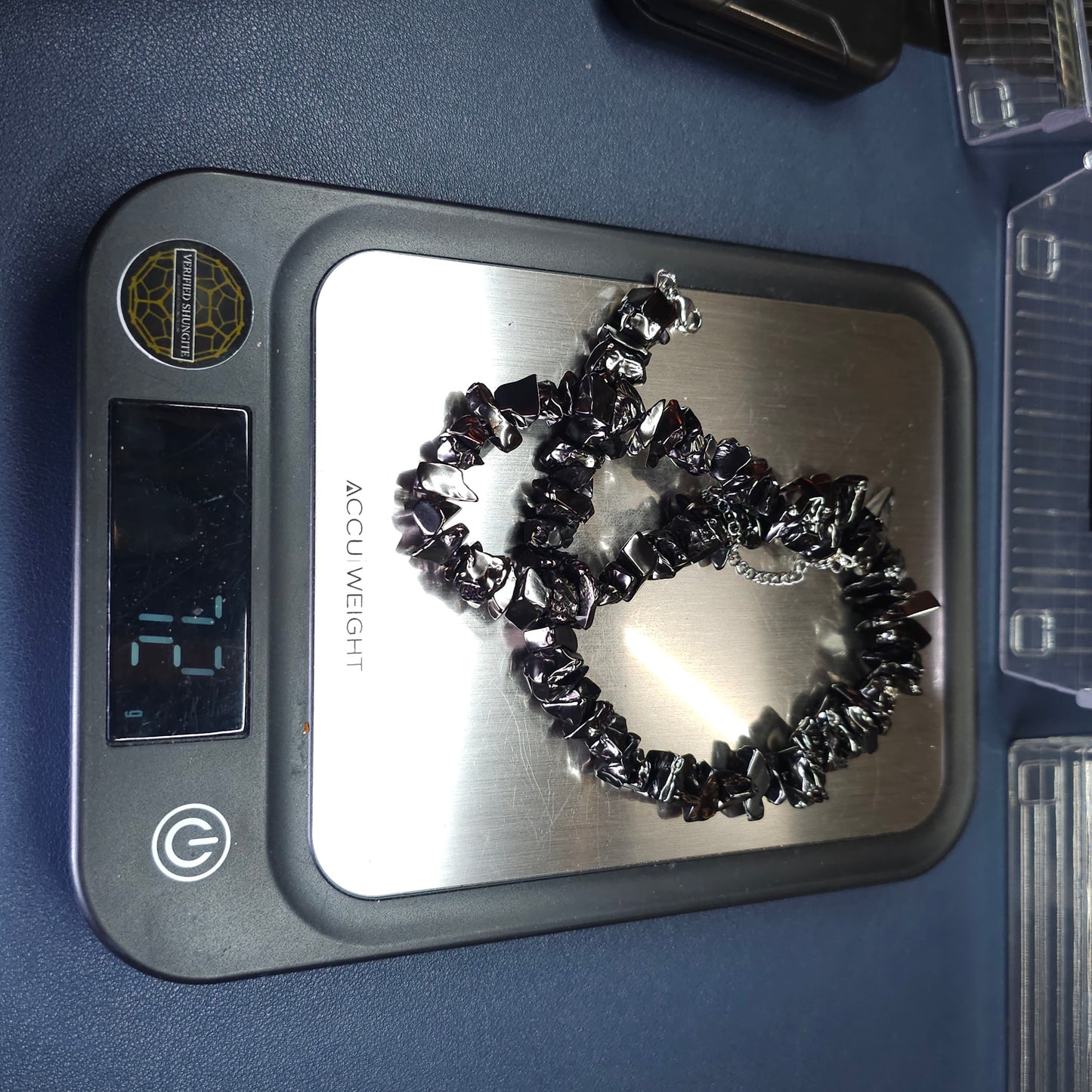 ELITE SHUNGITE TYPE 1 NOBLE STONE NECKLACE