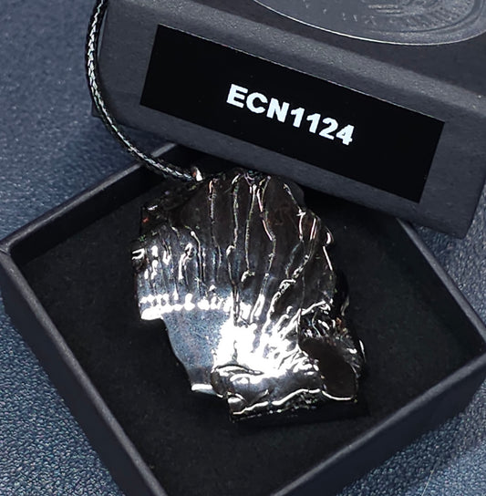 ECN1124 - 11.24g ELITE RAW TYPE 1 SHUNGITE PENDANT NECKLACE