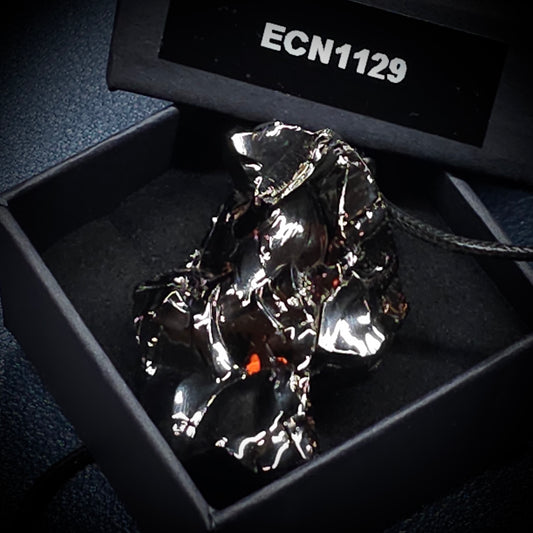 ECN1129 - 11.29g- ELITE RAW TYPE 1 SHUNGITE PENDANT NECKLACE