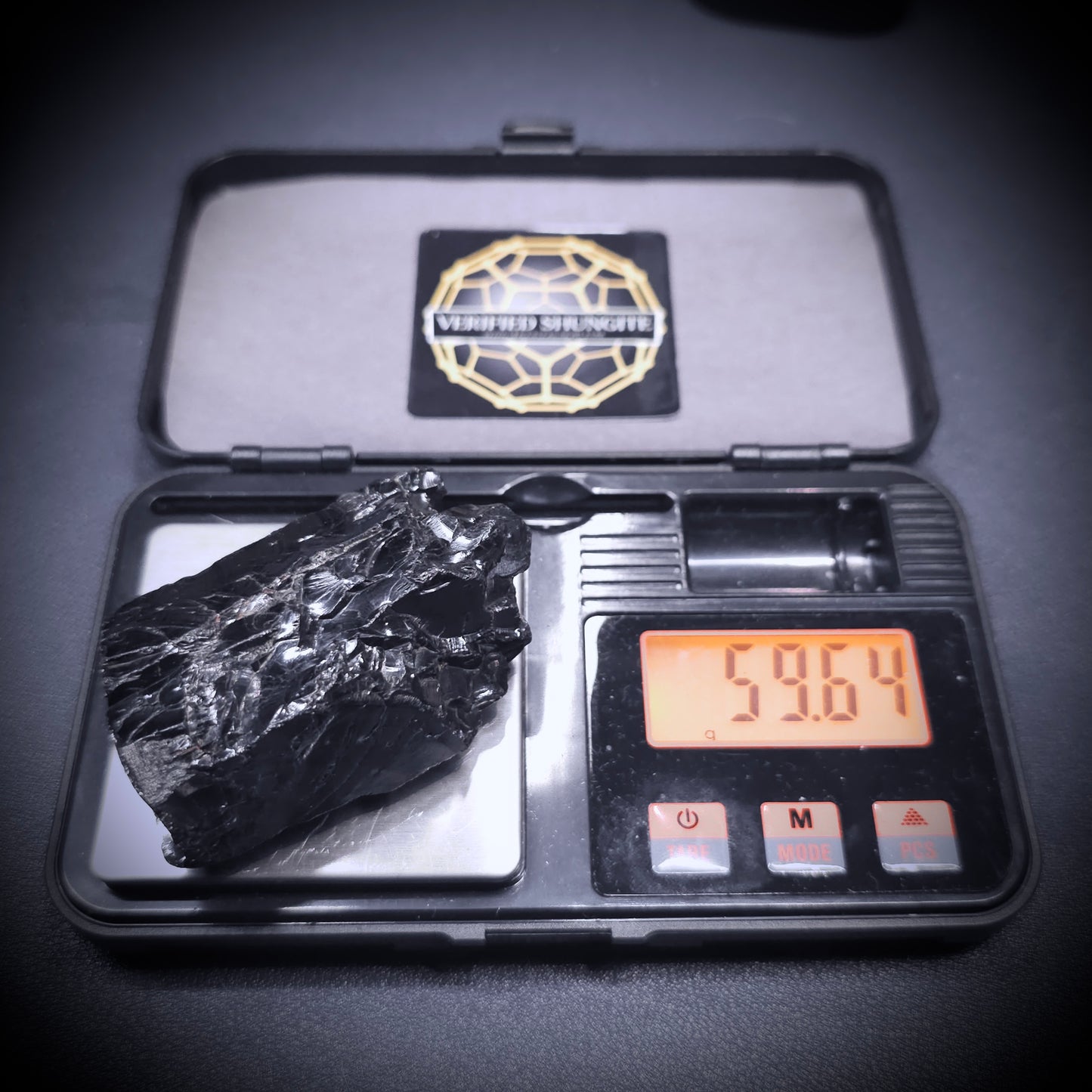DMG 5964-DEEP MINE ELITE TYPE 1 NOBLE SHUNGITE 59.64g