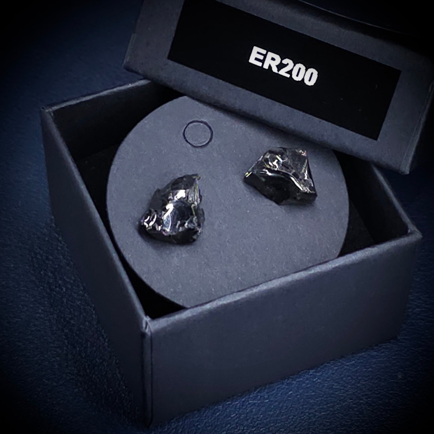 ER200 Type 1 Raw Shungite Earrings Set