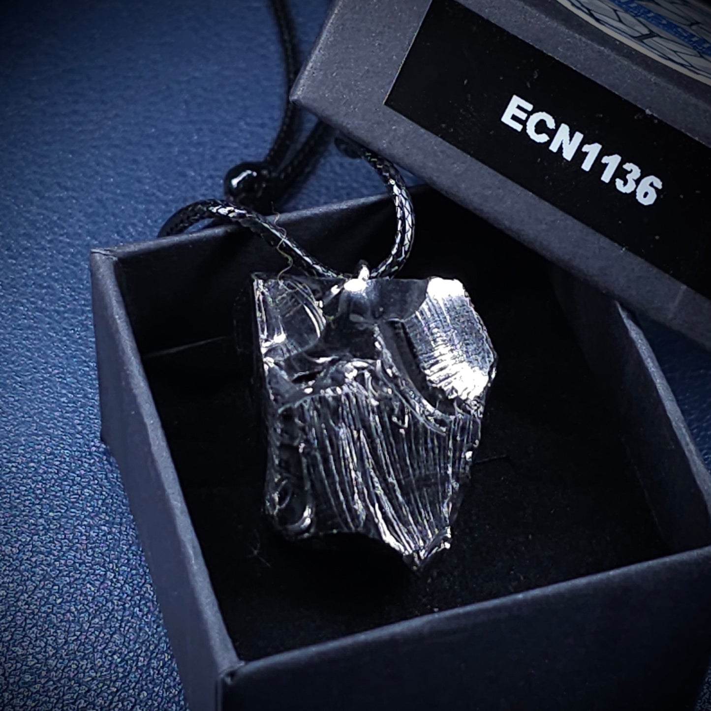 ECN1136 - 11.36g ELITE RAW TYPE 1 SHUNGITE PENDANT NECKLACE