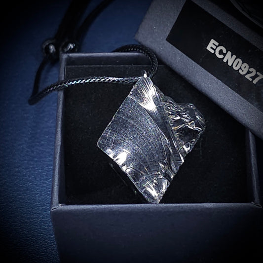 ECN0927 - 9.27g ELITE RAW TYPE 1 SHUNGITE PENDANT NECKLACE