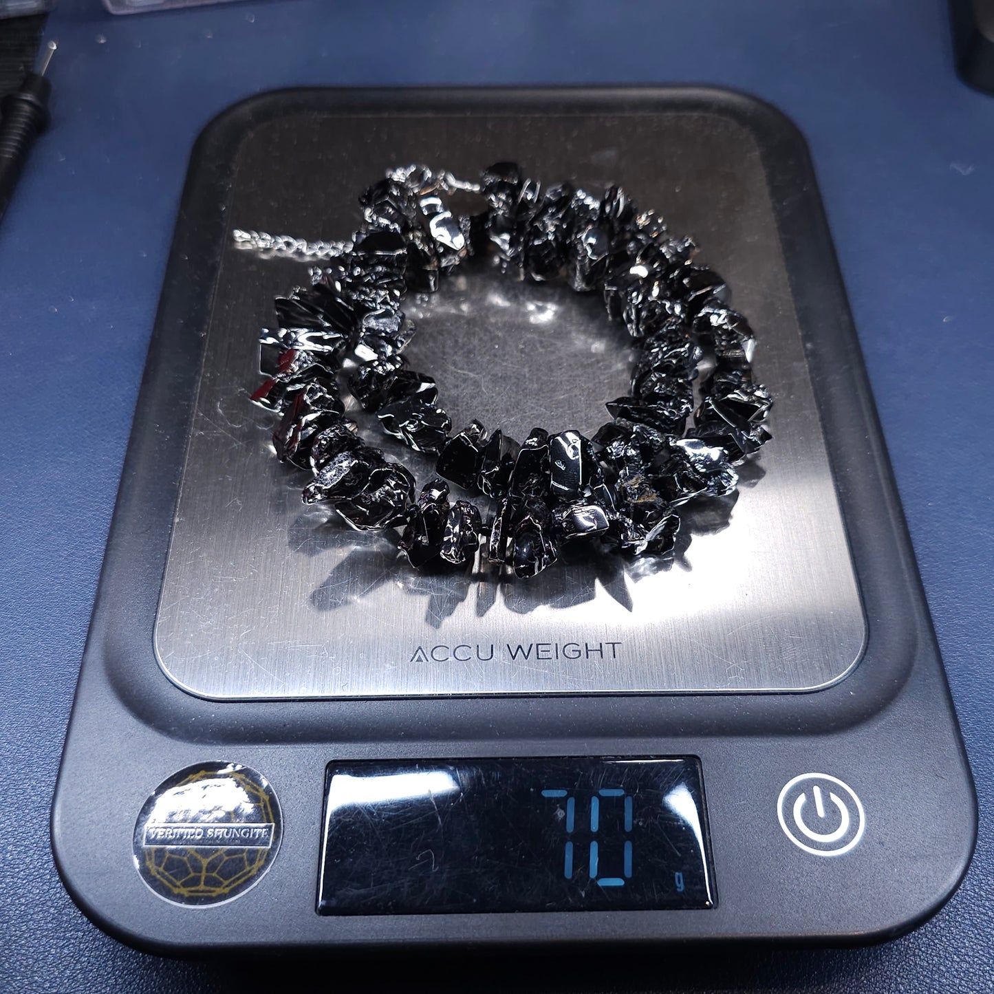ELITE SHUNGITE TYPE 1 NOBLE STONE NECKLACE