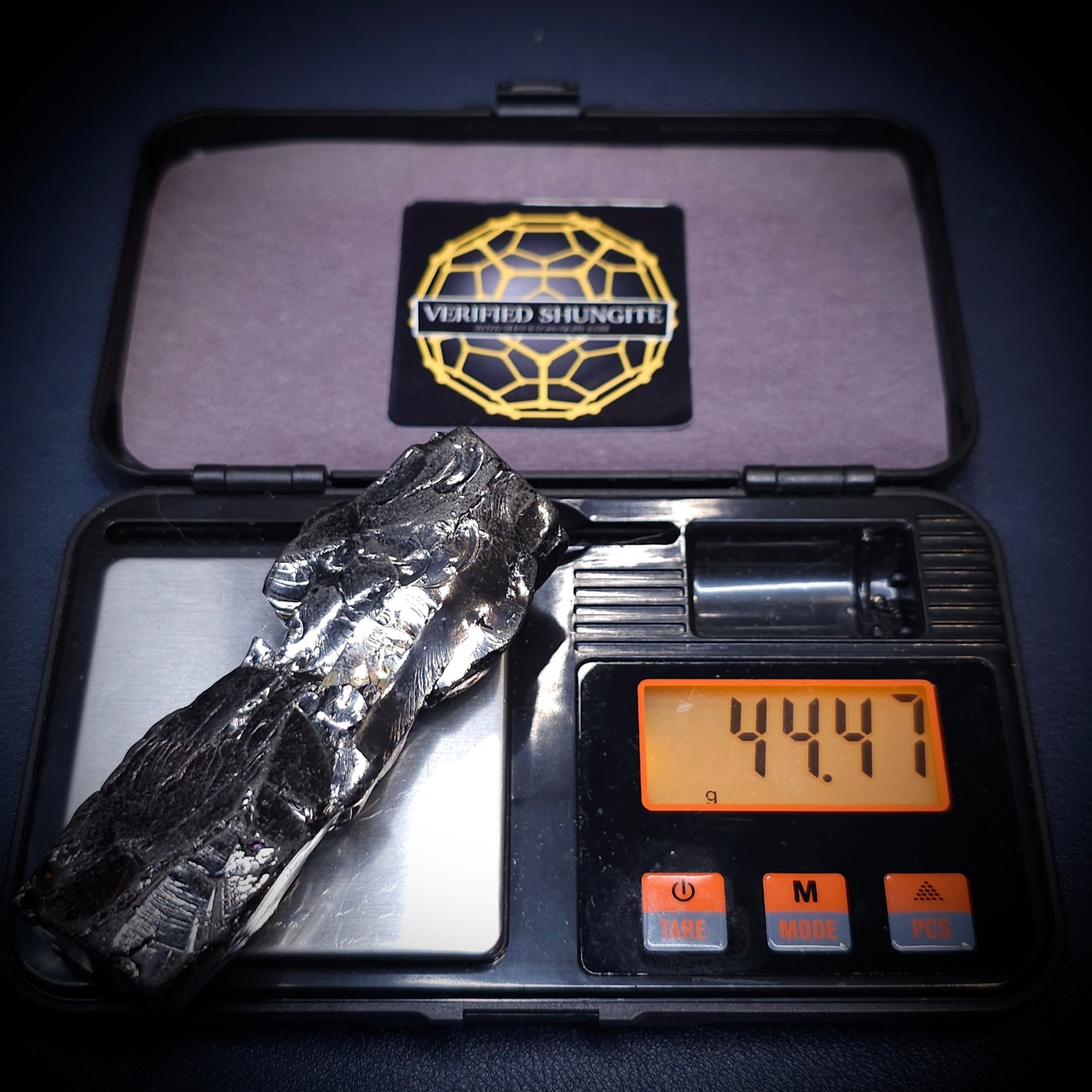 DMG4477-DEEP MINE ELITE TYPE 1 NOBLE SHUNGITE 44.77g