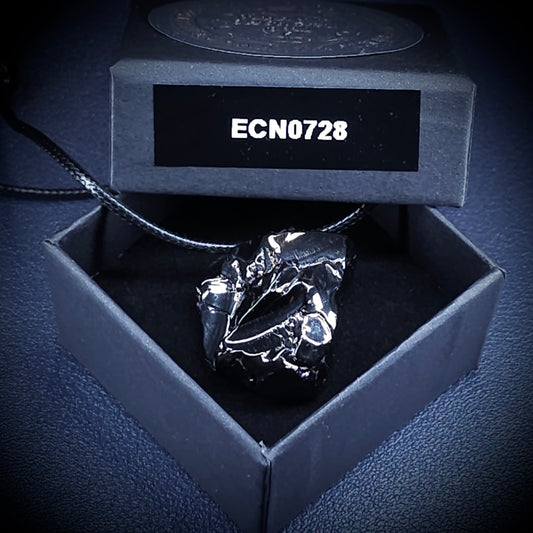 ECN0728 - 7.28g ELITE RAW TYPE 1 SHUNGITE PENDANT NECKLACE