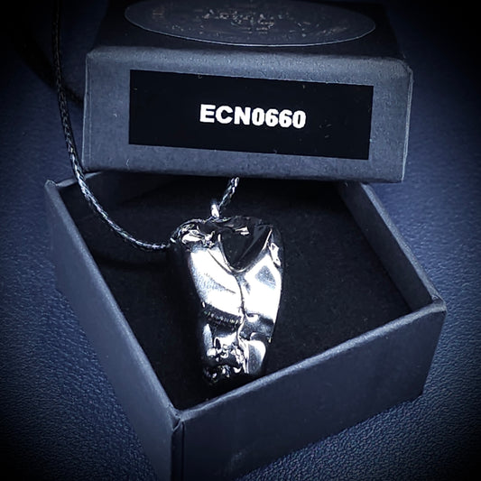ECN0660 - 6.6g ELITE RAW TYPE 1 SHUNGITE PENDANT NECKLACE