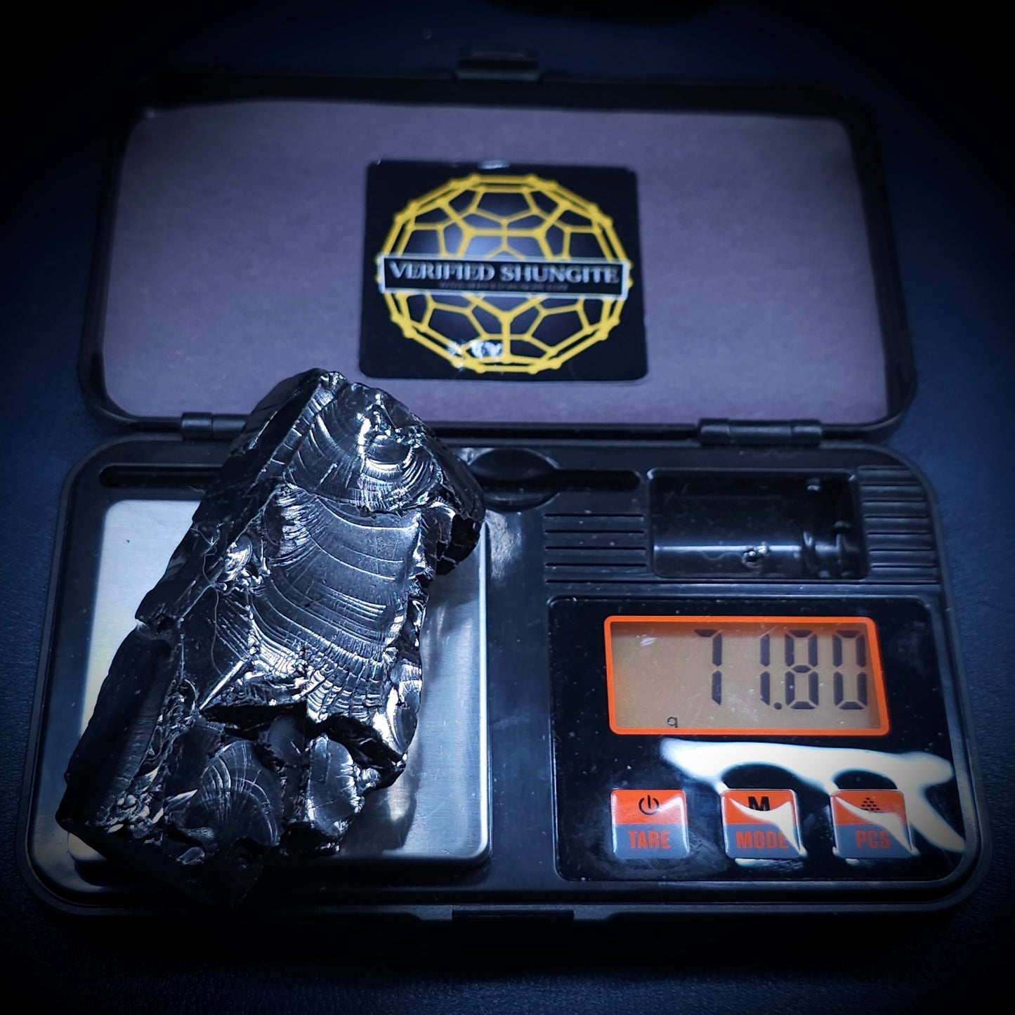 DMG7180-DEEP MINE ELITE TYPE 1 NOBLE SHUNGITE 71.8g