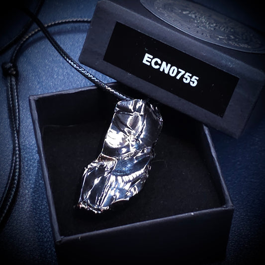 ECN 0755 - 7.55g ELITE RAW TYPE 1 SHUNGITE PENDANT NECKLACE