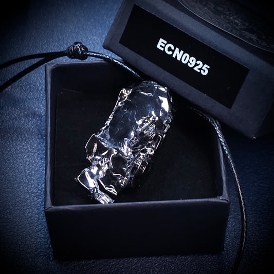 ECN 0925 - 9.25g ELITE RAW TYPE 1 SHUNGITE PENDANT NECKLACE