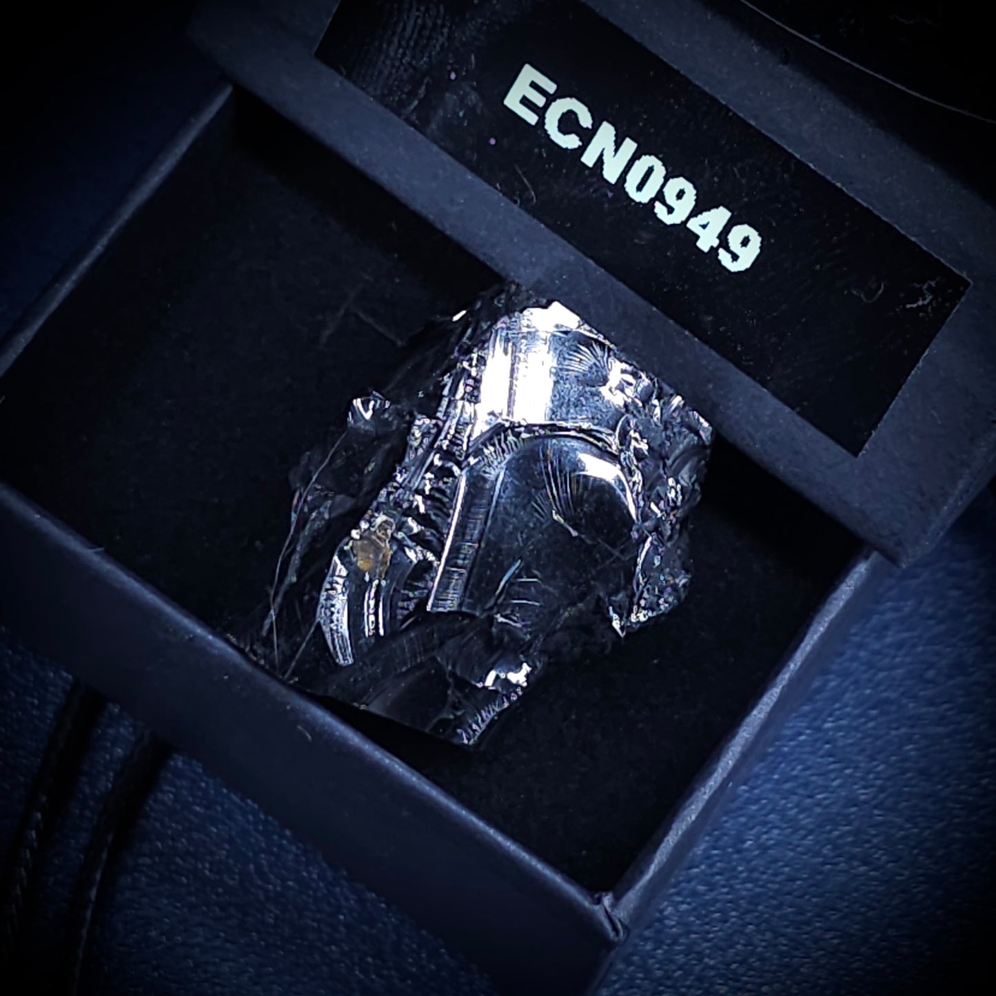 ECN 0949 - 9.49g ELITE RAW TYPE 1 SHUNGITE PENDANT NECKLACE