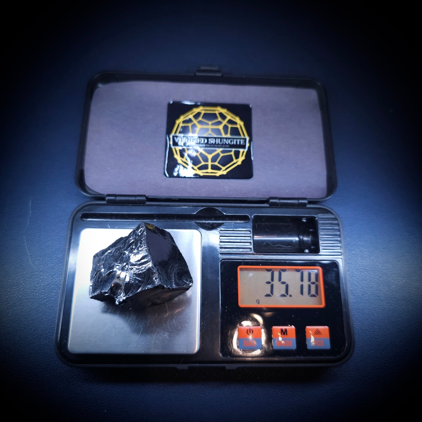 DMG 3578-DEEP MINE ELITE TYPE 1 NOBLE SHUNGITE 35.78g