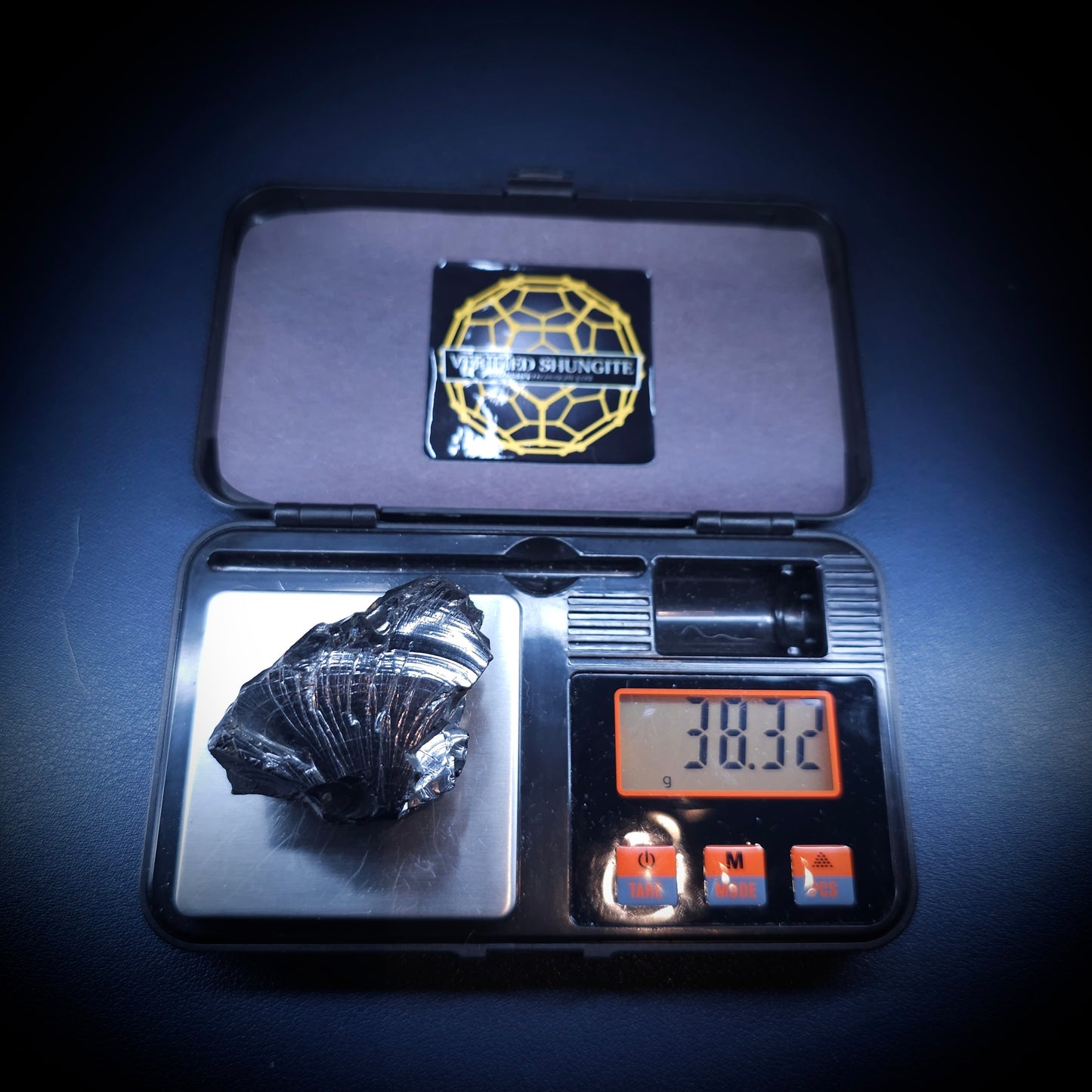 DMG 3831-DEEP MINE ELITE TYPE 1 NOBLE SHUNGITE 38.32g