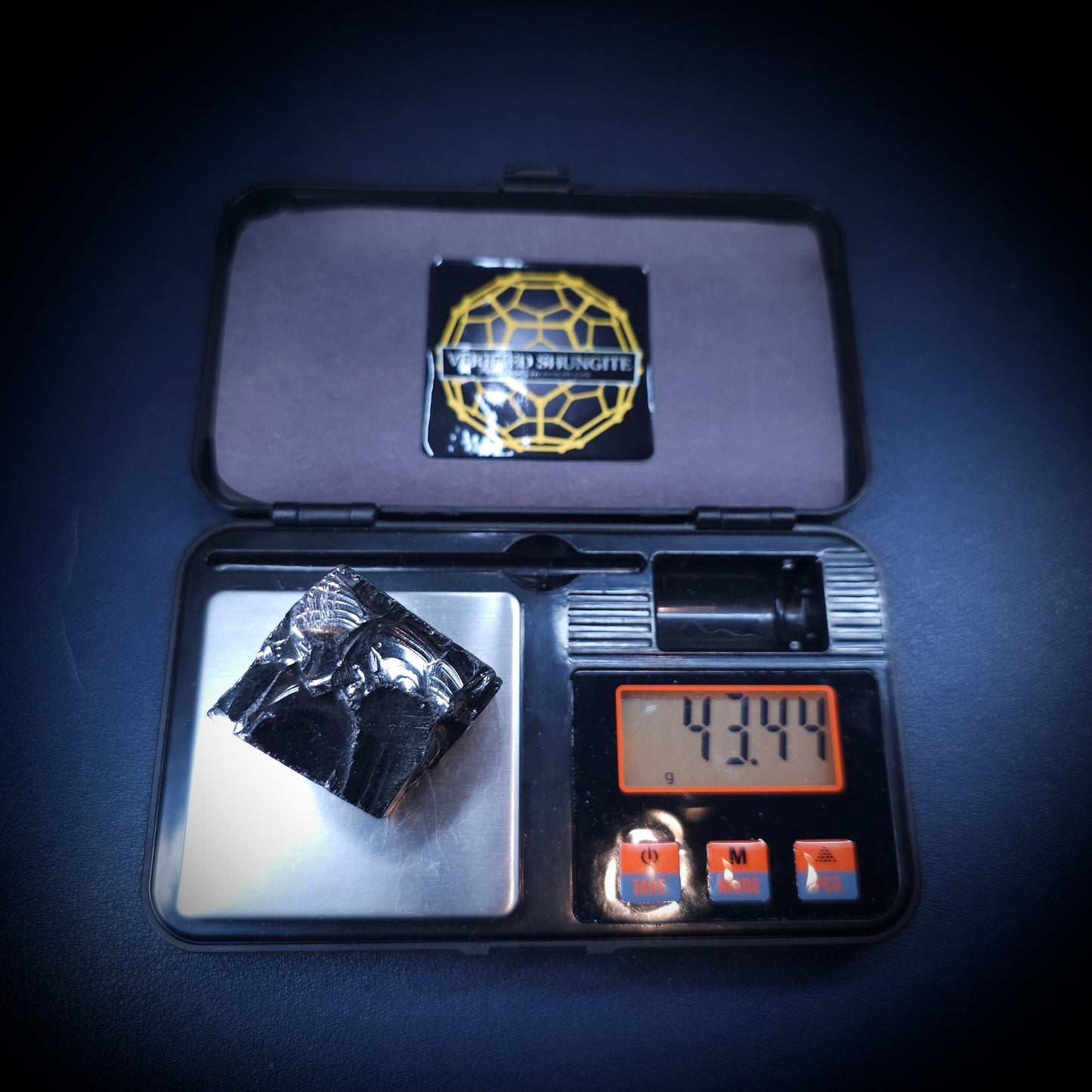 DMG 4344-DEEP MINE ELITE TYPE 1 NOBLE SHUNGITE 43.44g
