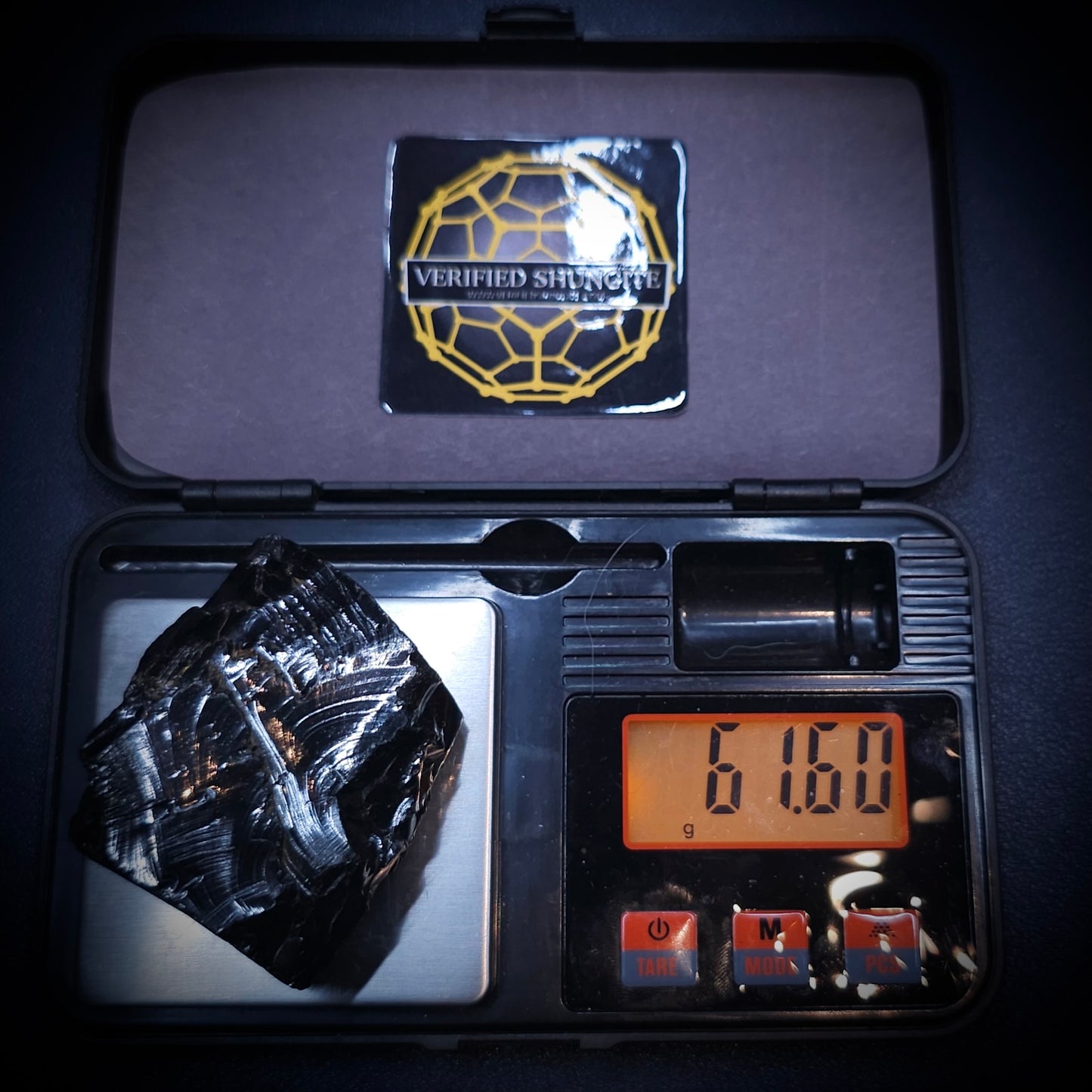 DMG 6160-DEEP MINE ELITE TYPE 1 NOBLE SHUNGITE 61.6g