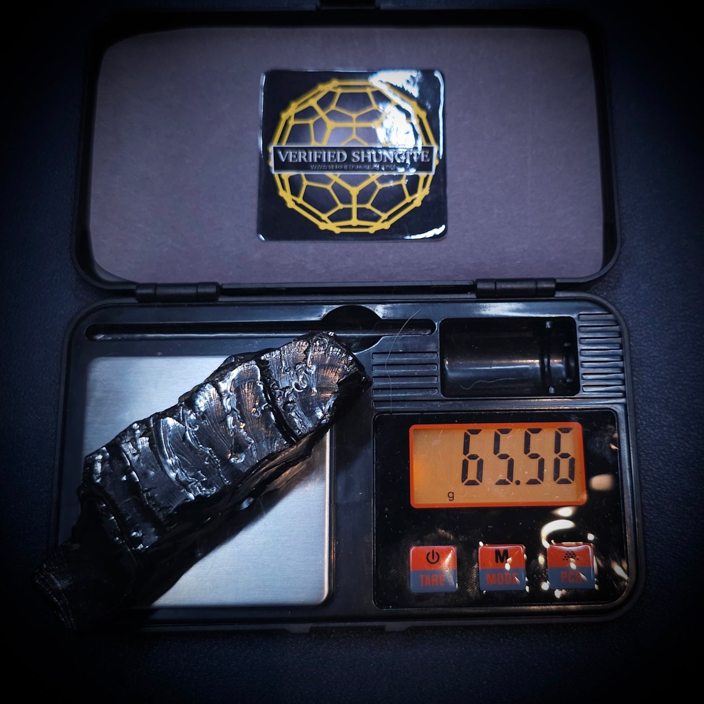 DMG 6556-DEEP MINE ELITE TYPE 1 NOBLE SHUNGITE 65.56g