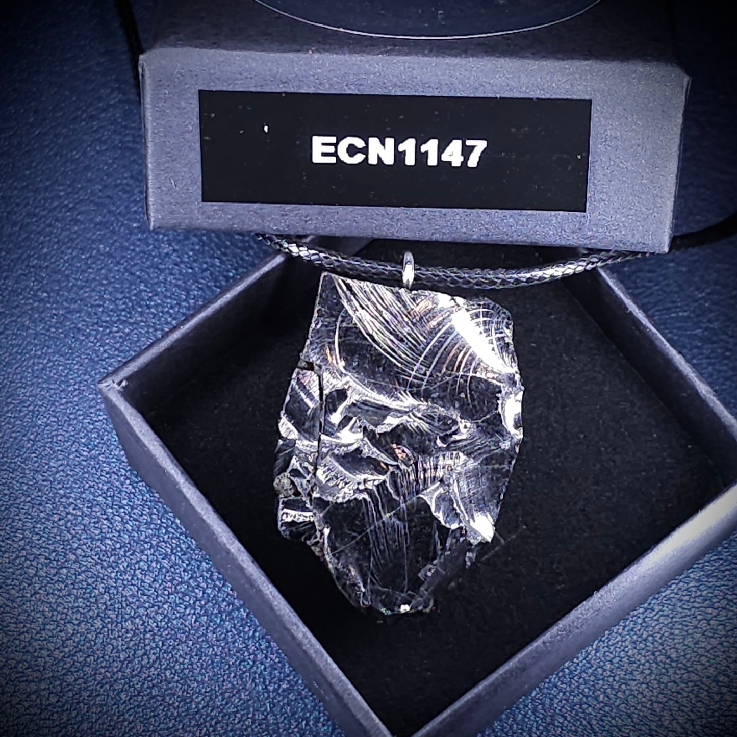 ECN1147 - 11.47g ELITE RAW TYPE 1 SHUNGITE PENDANT NECKLACE