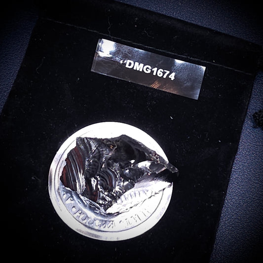 DMG 1674-DEEP MINE ELITE TYPE 1 NOBLE SHUNGITE 16.74g