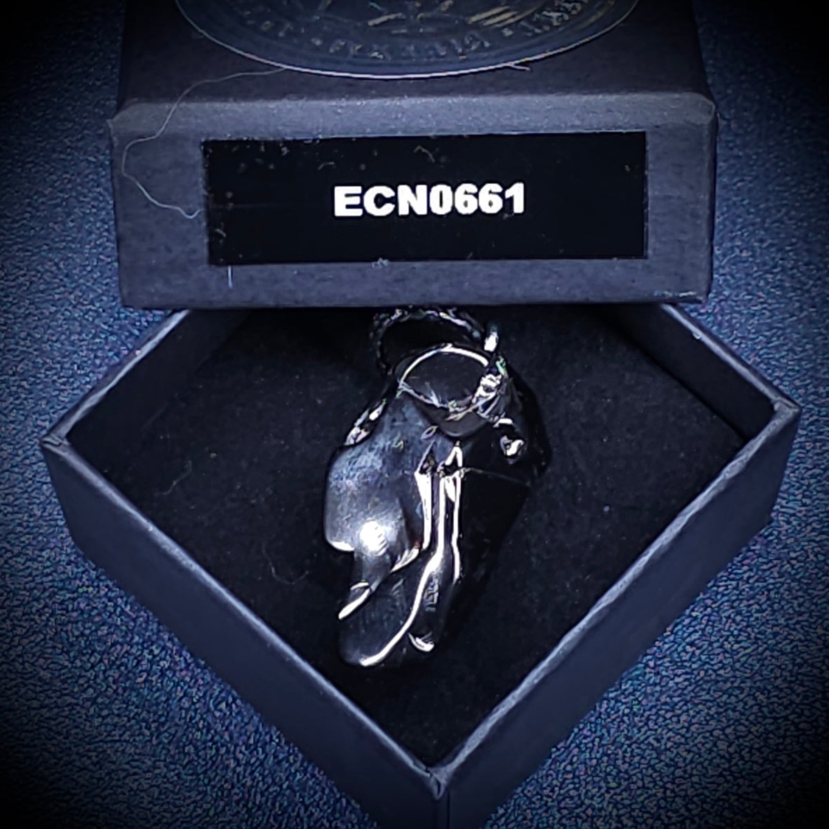 ECN 0661 - 6.61g ELITE RAW TYPE 1 SHUNGITE PENDANT NECKLACE