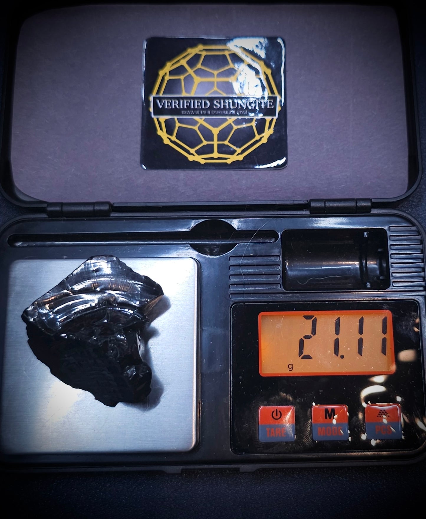 DMG 2111-DEEP MINE ELITE TYPE 1 NOBLE SHUNGITE 21.11g