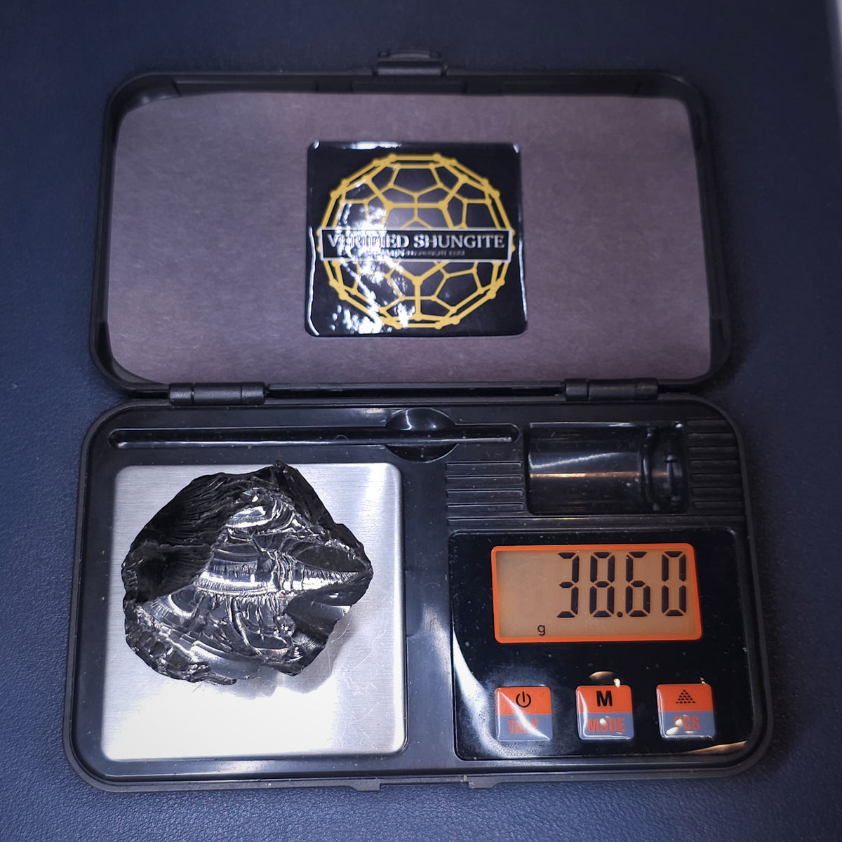 DMG 3860-DEEP MINE ELITE TYPE 1 NOBLE SHUNGITE 38.60g
