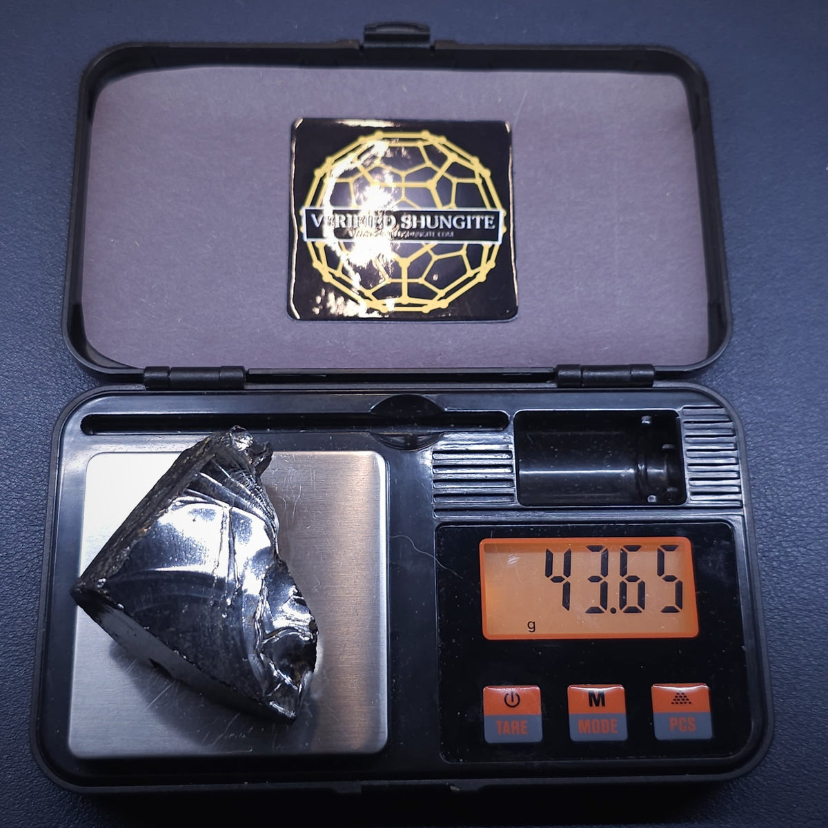 DMG 4365-DEEP MINE ELITE TYPE 1 NOBLE SHUNGITE 43.65g