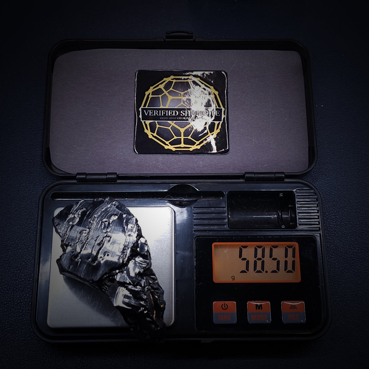 DMG 5850-DEEP MINE ELITE TYPE 1 NOBLE SHUNGITE 58.50g