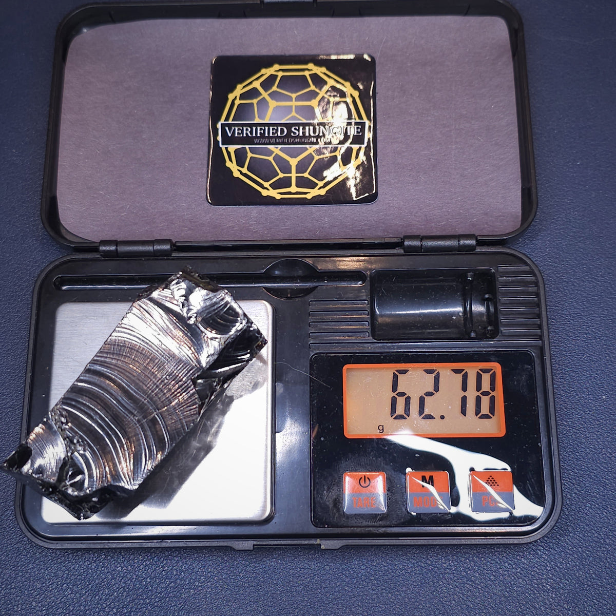 DMG 6278-DEEP MINE ELITE TYPE 1 NOBLE SHUNGITE 62.78g