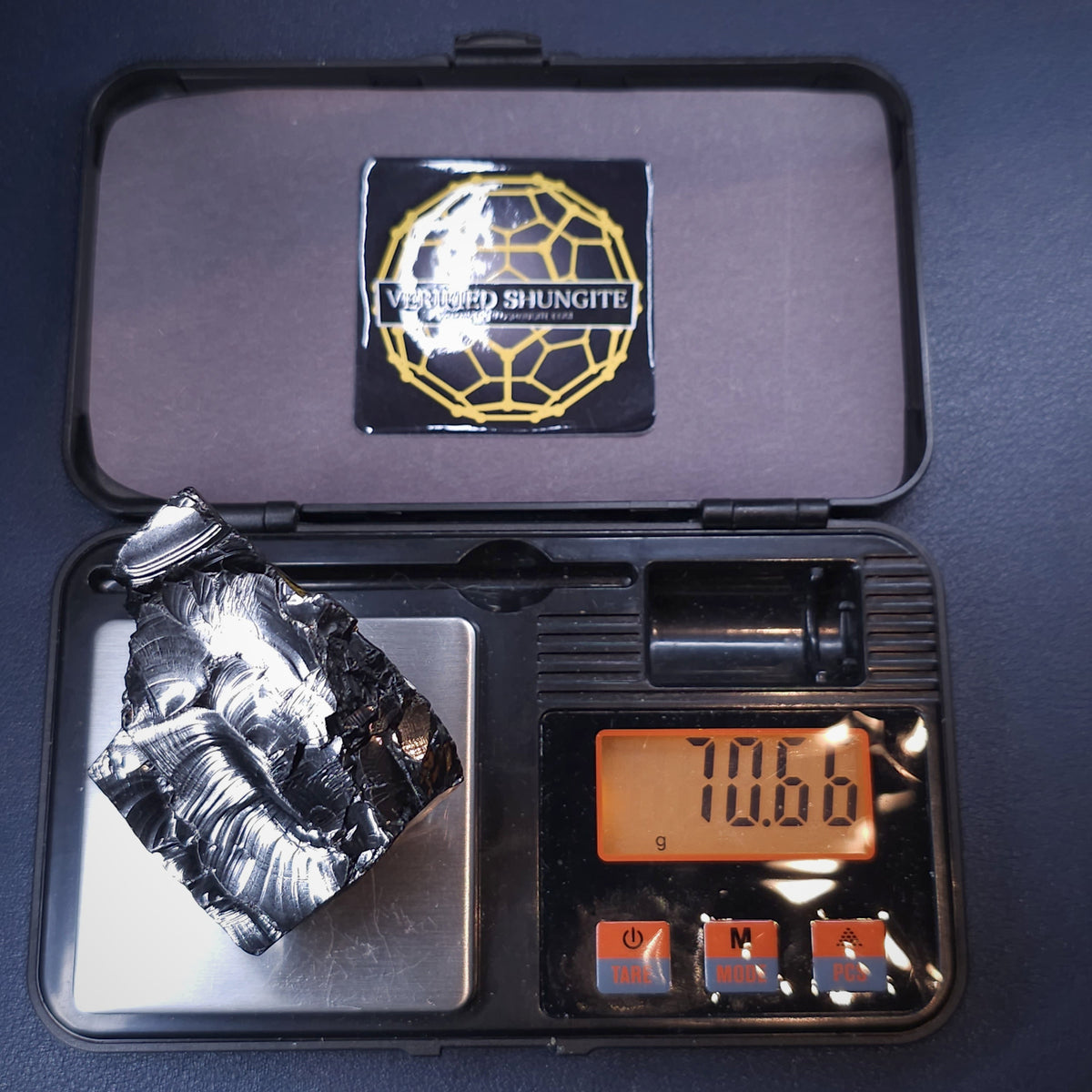 DMG 7066-DEEP MINE ELITE TYPE 1 NOBLE SHUNGITE 70.66g