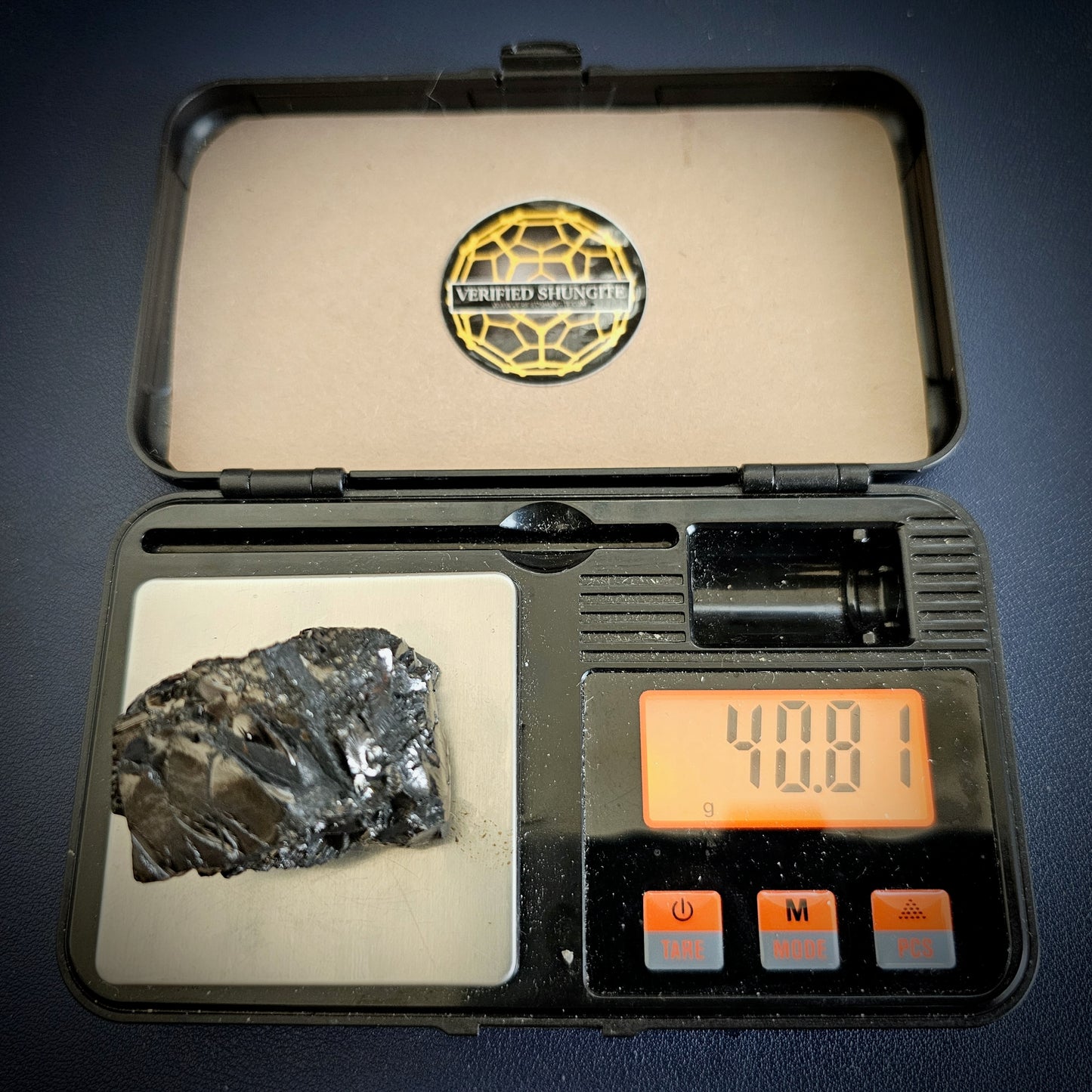 DMG4081-DEEP MINE ELITE TYPE 1 NOBLE SHUNGITE 40.81g