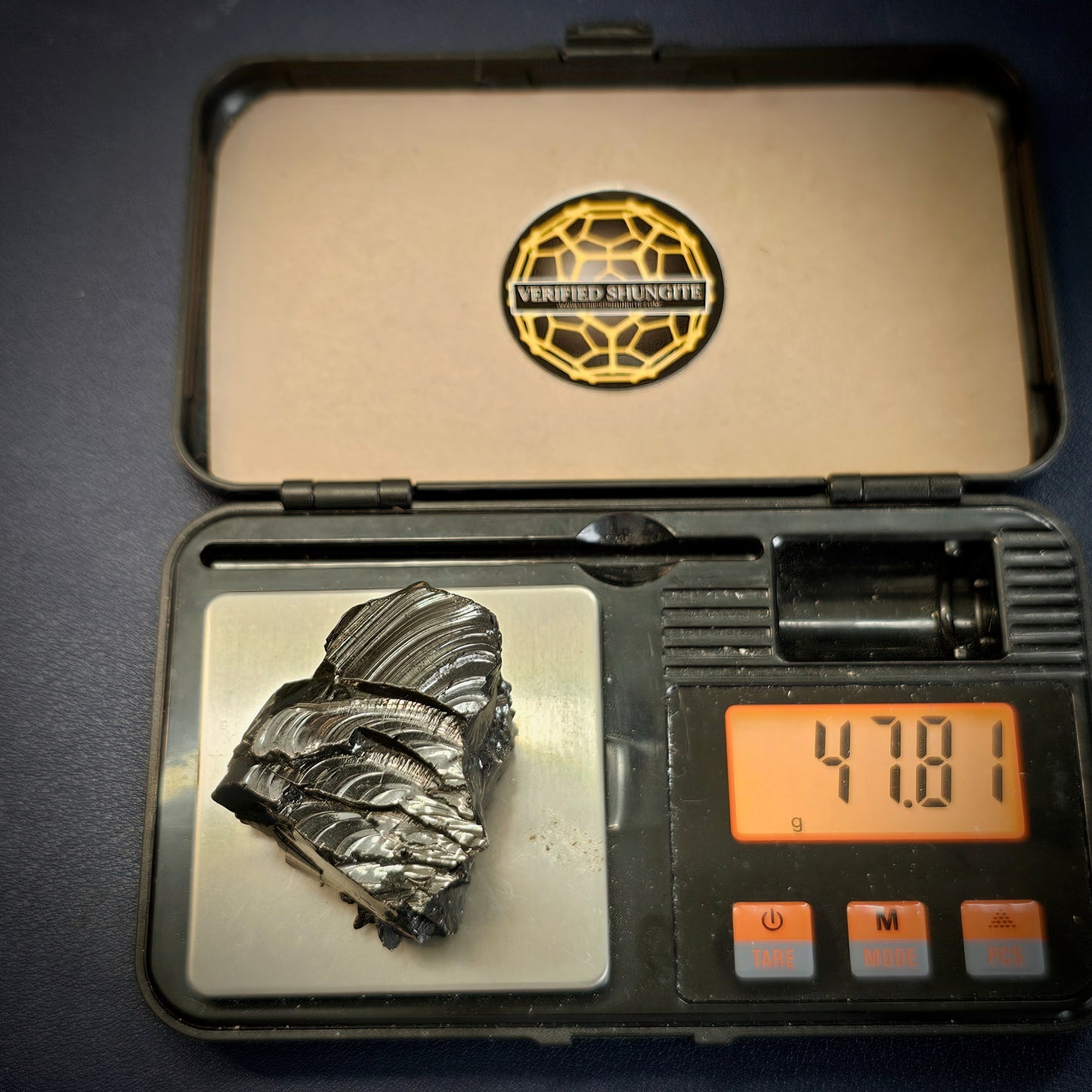 DMG4781-4.781g DEEP MINE ELITE TYPE 1 NOBLE SHUNGITE